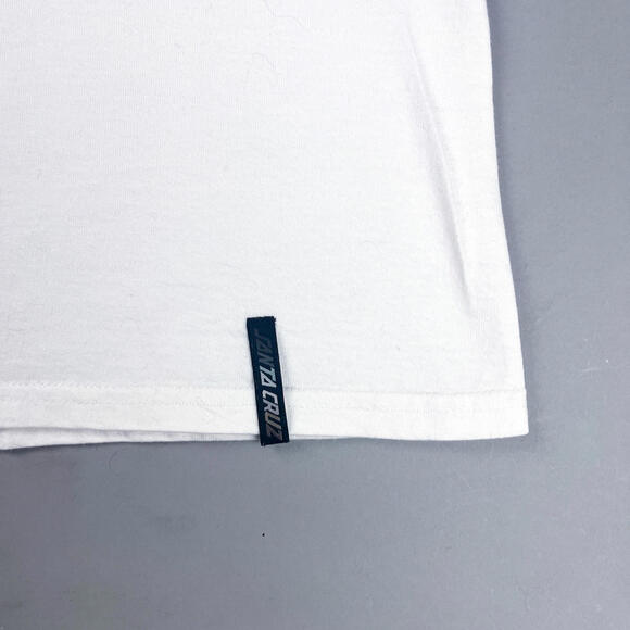 Y2K Santa Cruz White Graphic Pocket T-Shirt - Picture 5 of 8